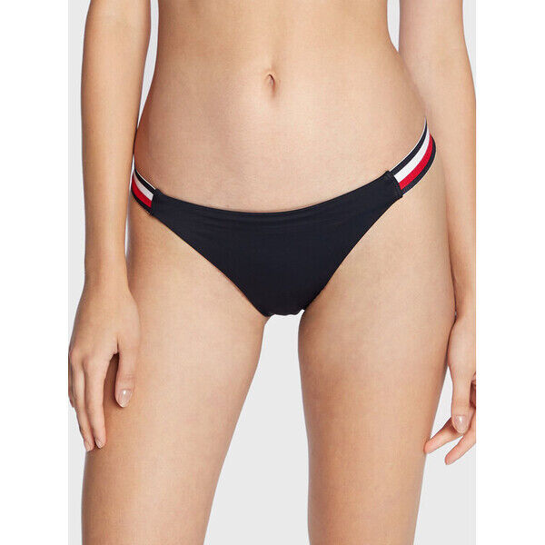Tommy Hilfiger Dół od bikini Cheeky UW0UW02697 Granatowy