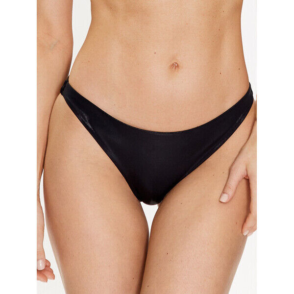 Calvin Klein Swimwear Dół od bikini KW0KW02181 Czarny