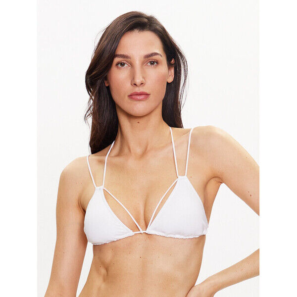 Calvin Klein Swimwear Góra od bikini KW0KW02023 Biały