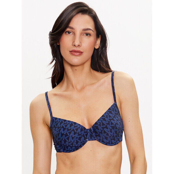MICHAEL Michael Kors Góra od bikini MM2N618 Granatowy