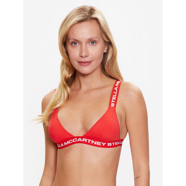 Stella McCartney Góra od bikini Logo Classic S7BY81890.63012 Czerwony