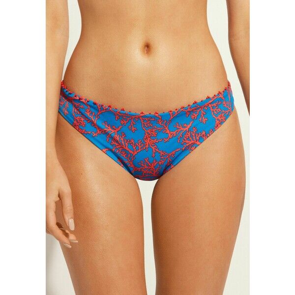 Calzedonia BALI Dół od bikini blau orange coral C2F81I0FW-K11