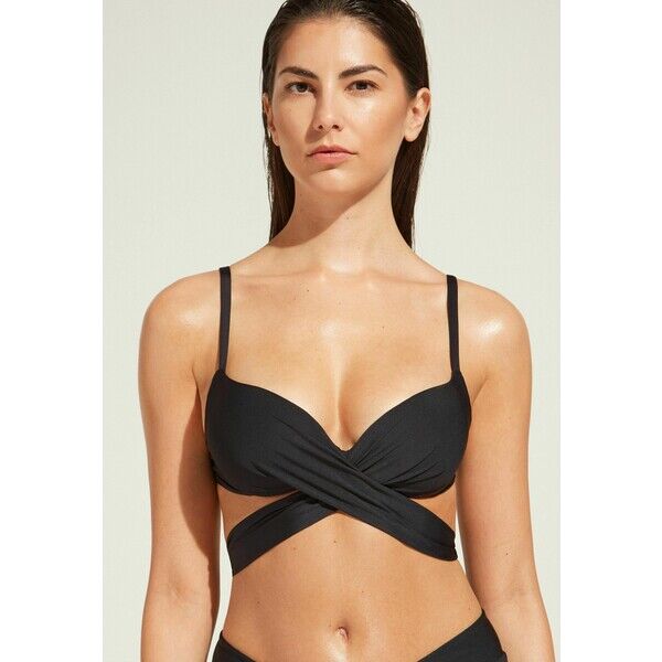 Calzedonia INDONESIA SOFT PADDED Góra od bikini schwarz black C2F81J0D5-Q11