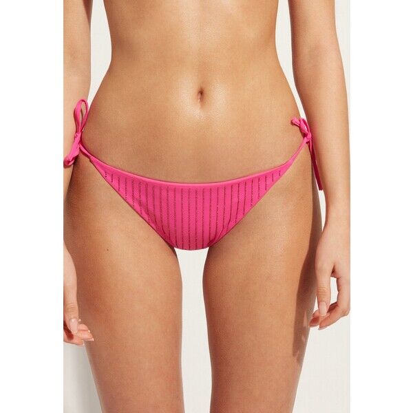 Calzedonia SHANGHAI BRAZILIAN Dół od bikini bright pink rhinestone C2F81I0DY-J11