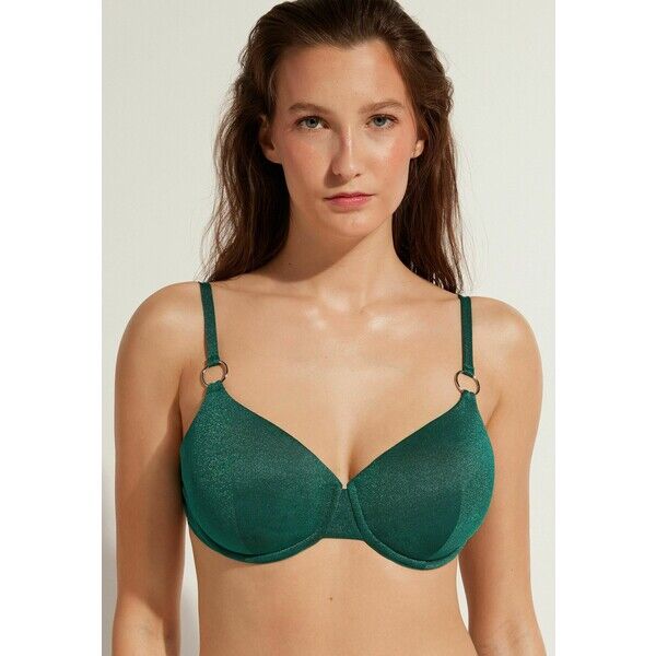 Calzedonia HOLLYWOOD Góra od bikini violett shiny green C2F81J0CS-M11