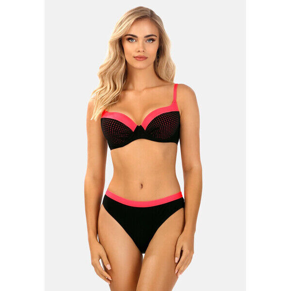 Miss Lou Strój kąpielowy ML006 Czarny