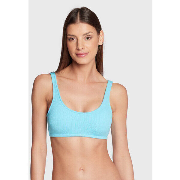 Banana Moon Góra od bikini Justin Scrunchy JAA14 Niebieski