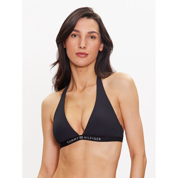Tommy Hilfiger Góra od bikini UW0UW04139 Czarny