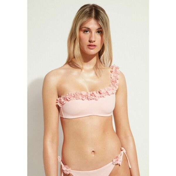 Calzedonia HONOLULU Góra od bikini hellrosa c pink flowers C2F81J0FF-I11