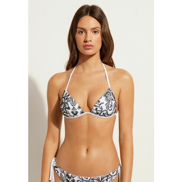 Calzedonia ZANZIBAR TRIANGLE Góra od bikini blau c retro cashmere C2F81J0FO-K11
