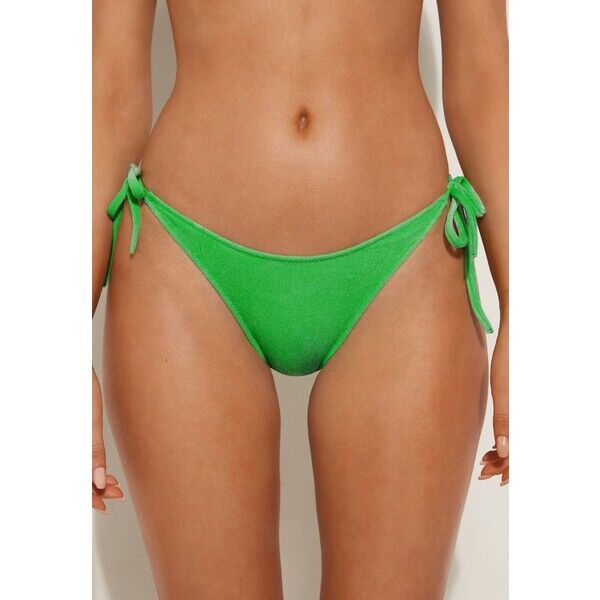 Tezenis LACCETTI SOFT VELVET Dół od bikini grün v bright green TEG81I08O-M11