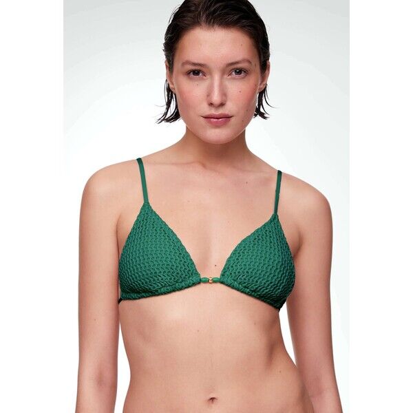OYSHO TRIANGLE Góra od bikini evergreen OY181J0C5-M11