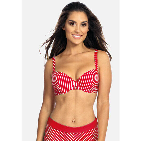Feba Góra od bikini FG01E Czerwony