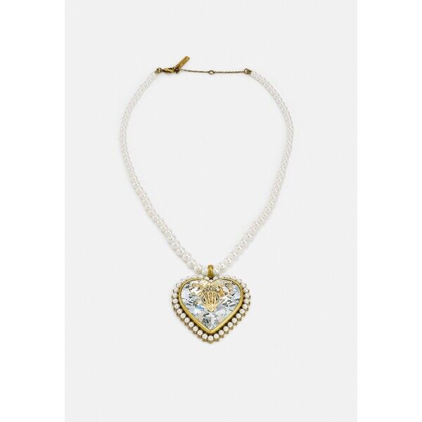Kurt Geiger London HEART NECKLACE Naszyjnik white KU051L02N-A11