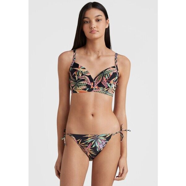 O'Neill PANAMA Góra od bikini black tropical flower ON581J02K-Q12
