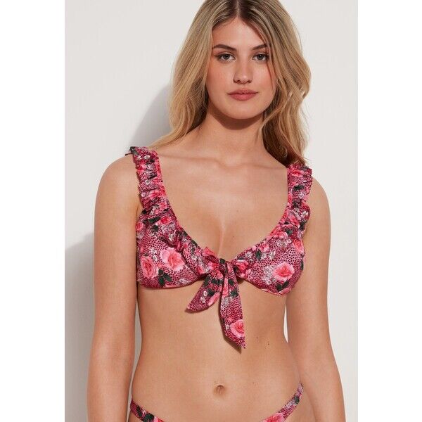 Tezenis WILD ROSES Góra od bikini blumen v wild pink print TEG81J07Y-J11