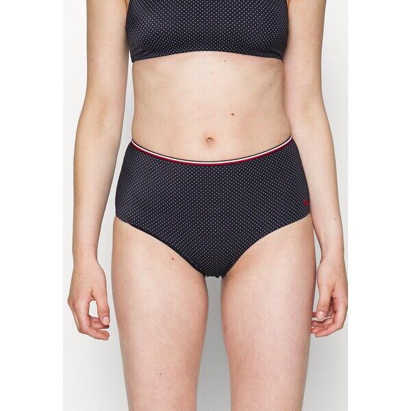 Tommy Hilfiger HIGH WAIST PRINT Dół od bikini desert sky TO181I06A-K11