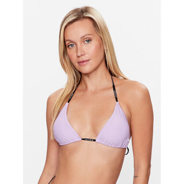 Hugo Góra od bikini 50492409 Fioletowy Slim Fit