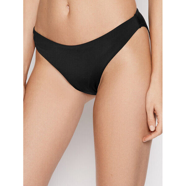Vero Moda Dół od bikini Frilly 10259787 Czarny
