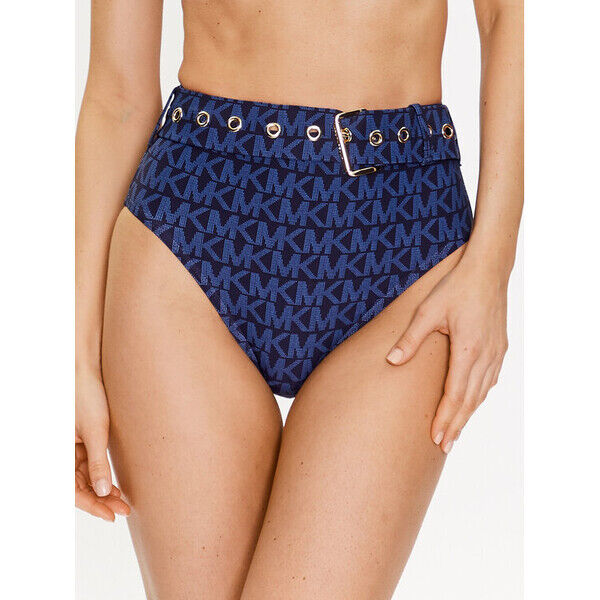 MICHAEL Michael Kors Dół od bikini MM2N025 Granatowy