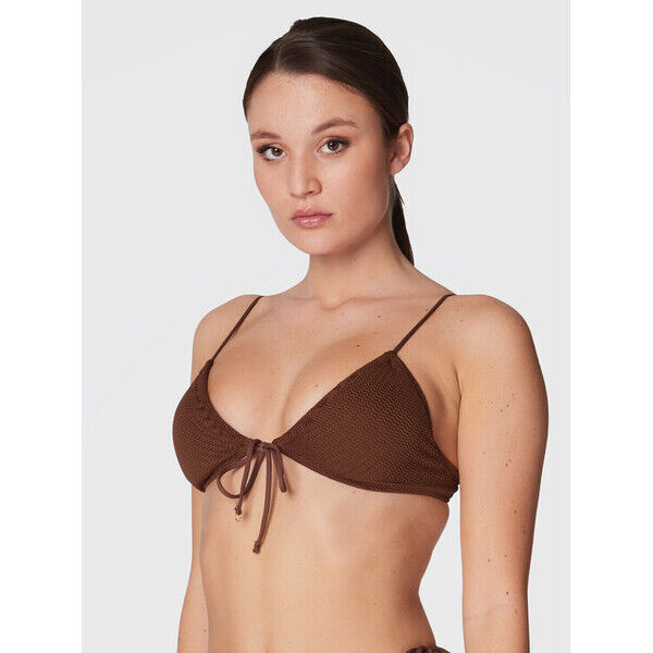 Seafolly Góra od bikini Sea Dive 31393-861 Brązowy