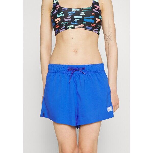 Puma SWIM WOMEN HIGH WAIST Szorty kąpielowe elektro purple PU181H002-I11