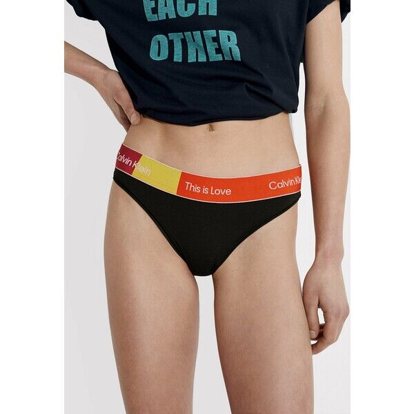 Calvin Klein Underwear PRIDE Dół od bikini black C1181I00Y-Q11