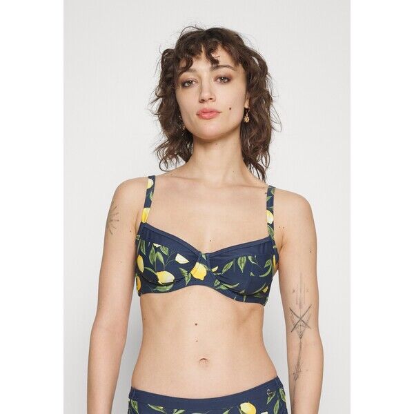 LASCANA WIRE LEMON Góra od bikini midnight L8381J07N-K11