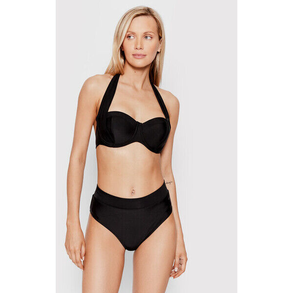 4F Góra od bikini H4L22-KOS008G Czarny