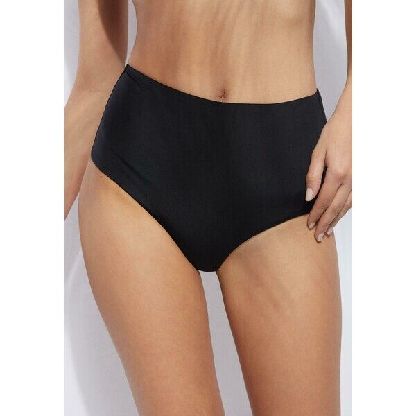 Calzedonia INDONESIA ECO SHAPING REVERSIBLE Dół od bikini nero C2F81I08N-Q11