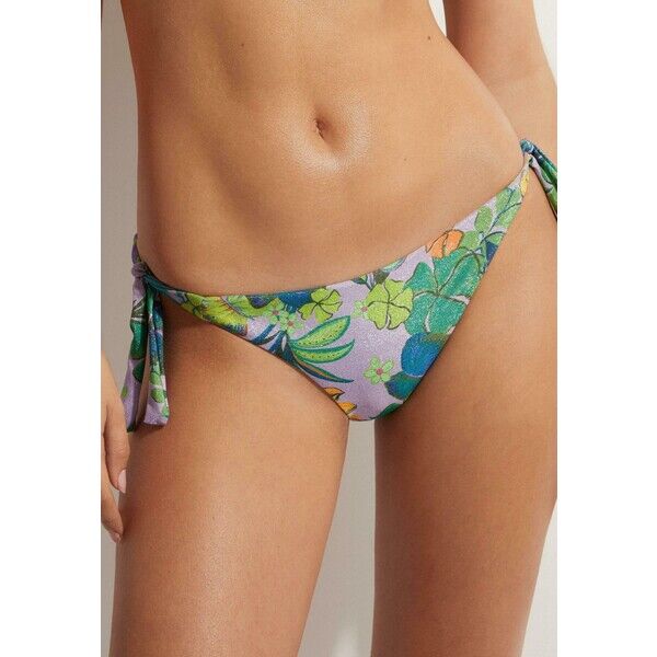 Calzedonia BRASILIA Dół od bikini violett dschungel C2F81I0CI-I11