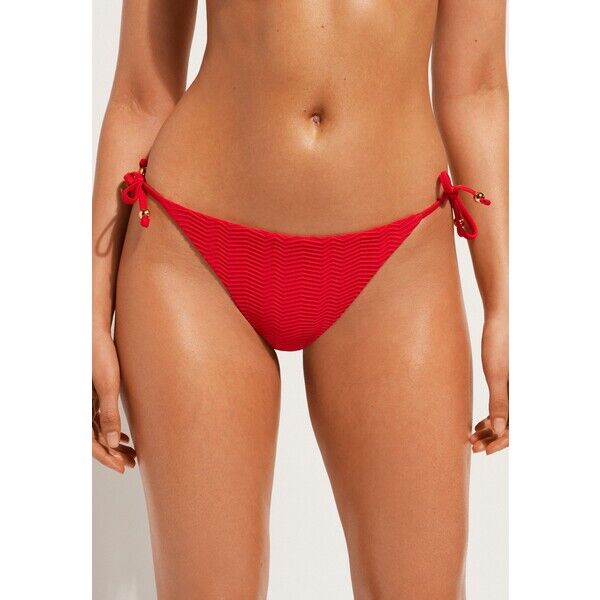 Calzedonia CASABLANCA Dół od bikini summer red 3d C2F81I0DK-G11