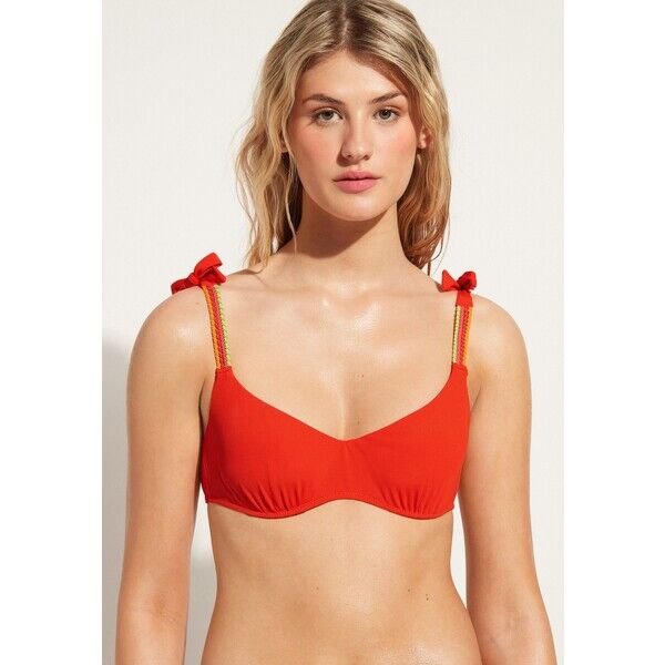 Calzedonia BERLINO Góra od bikini luxury red C2F81J0CD-G11