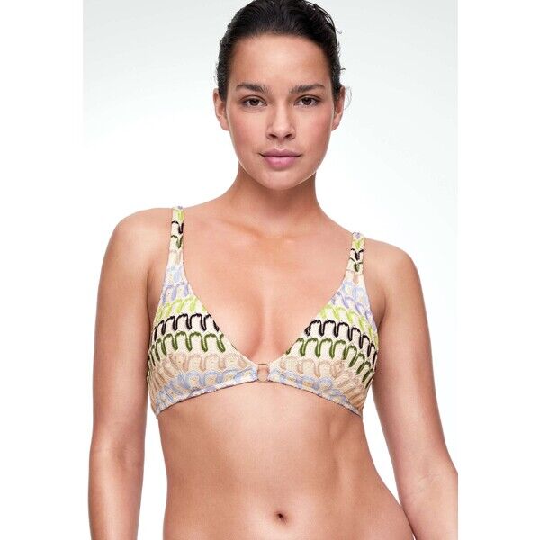 OYSHO TRIANGLE Góra od bikini off white OY181J0BI-A11