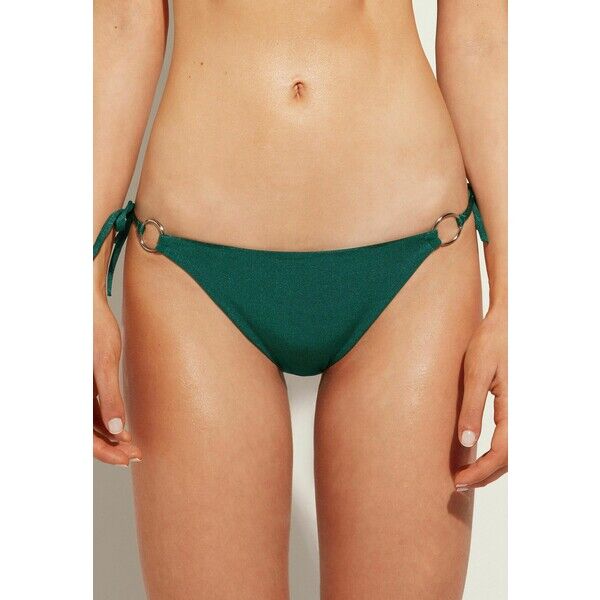Calzedonia HOLLYWOOD Dół od bikini violett shiny green C2F81I0DP-I11