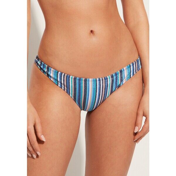 Calzedonia MIT LAMÉ-GARN MARBELLA Dół od bikini c multicoloured rib C2F81I0G3-T11