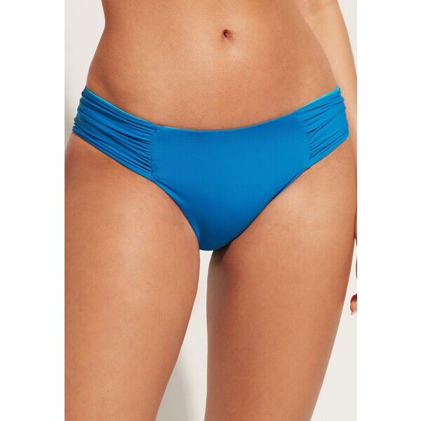 Calzedonia INDONESIA ECO REVERSIBLE Dół od bikini blau electric blue C2F81I07U-L13