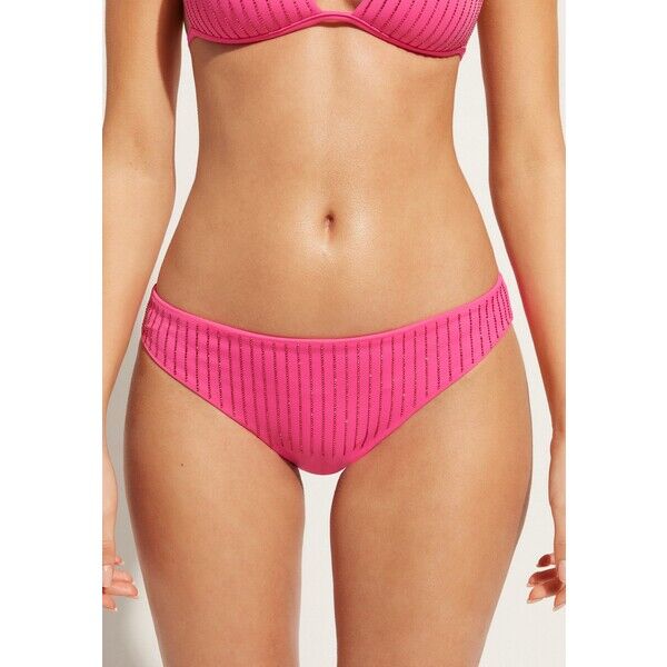 Calzedonia SHANGHAI Dół od bikini bright pink rhinestone C2F81I0E0-J11