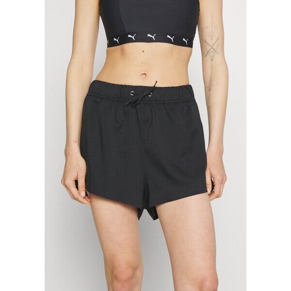 Puma SWIM WOMEN HIGH WAIST Szorty kąpielowe black PU181H002-Q11