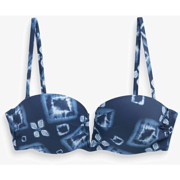 Next SHAPING PADDED STANDARD Góra od bikini navy aztec NX381J09A-K11