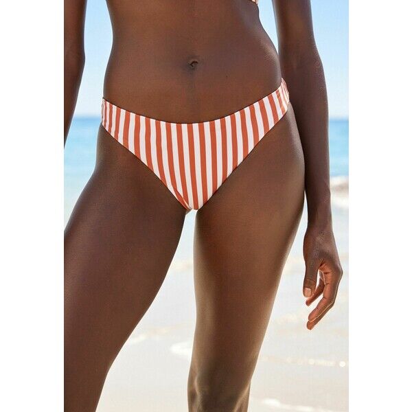 Next BRAZILIAN 2 PACK STANDARD Dół od bikini tan stripe black leaf NX381I09W-Q11