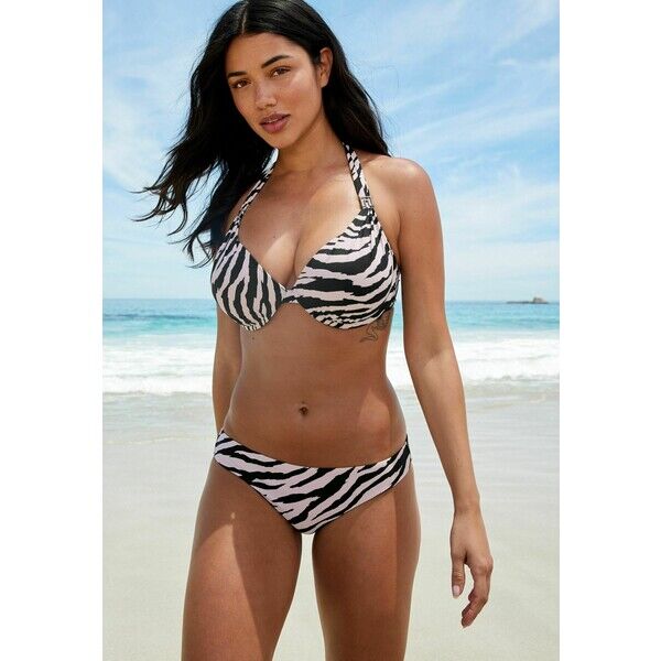 Next TUMMY CONTROL HIGH LEG Dół od bikini zebra NX381I08X-Q11