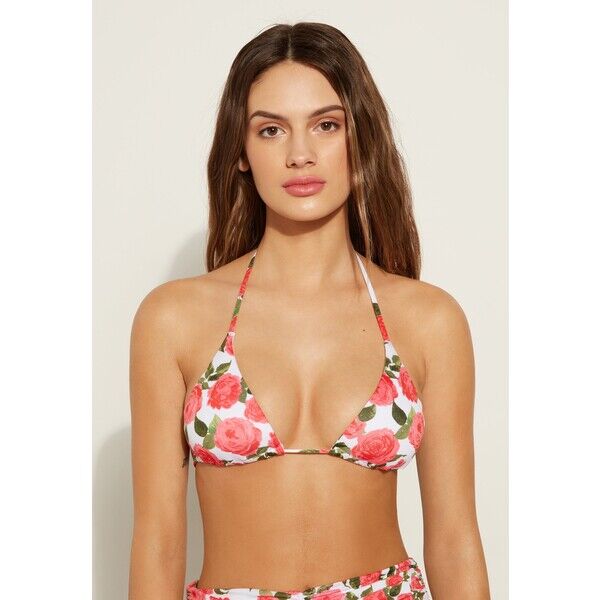 Tezenis ROMANTIC ROSES TRIANGLE Góra od bikini blumen romantic rose print TEG81J099-J11
