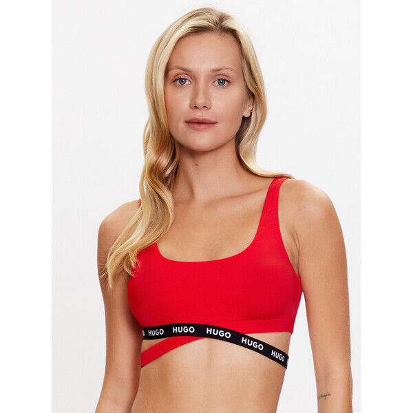 Hugo Góra od bikini 50492421 Różowy Slim Fit