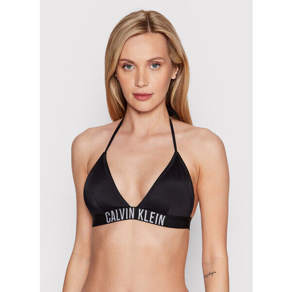 Calvin Klein Swimwear Góra od bikini KW0KW01824 Czarny