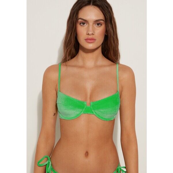 Tezenis BALCONETTE SOFT Góra od bikini grün v bright green TEG81J096-M11