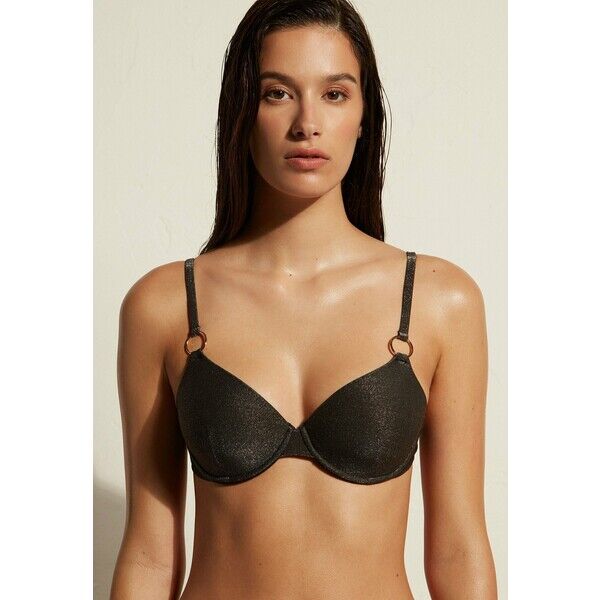 Calzedonia HOLLYWOOD Góra od bikini braun golden shine black C2F81J0C6-O11