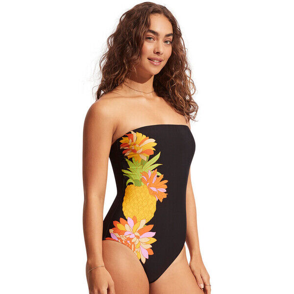 Seafolly Strój kąpielowy 11099-716 Czarny