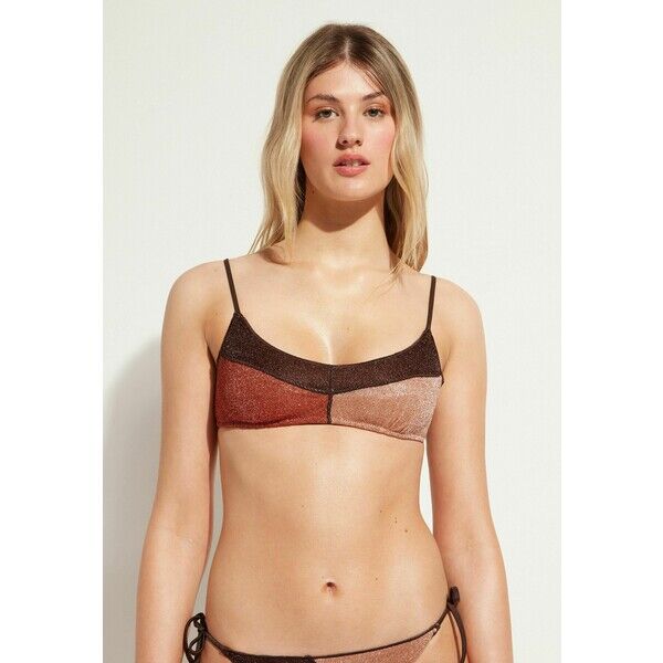 Calzedonia LISBONA Góra od bikini multifarben brown patchwork C2F81H01B-O11
