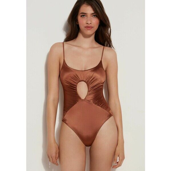 Tezenis ELEGANT DREAM Kostium kąpielowy braun medium brown TEG81G01N-O11